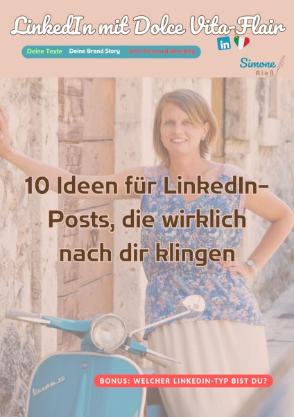 Bild zum dazugehörigen 0€-Worksho "10 Tipps für authentische LinkedIn Posts"